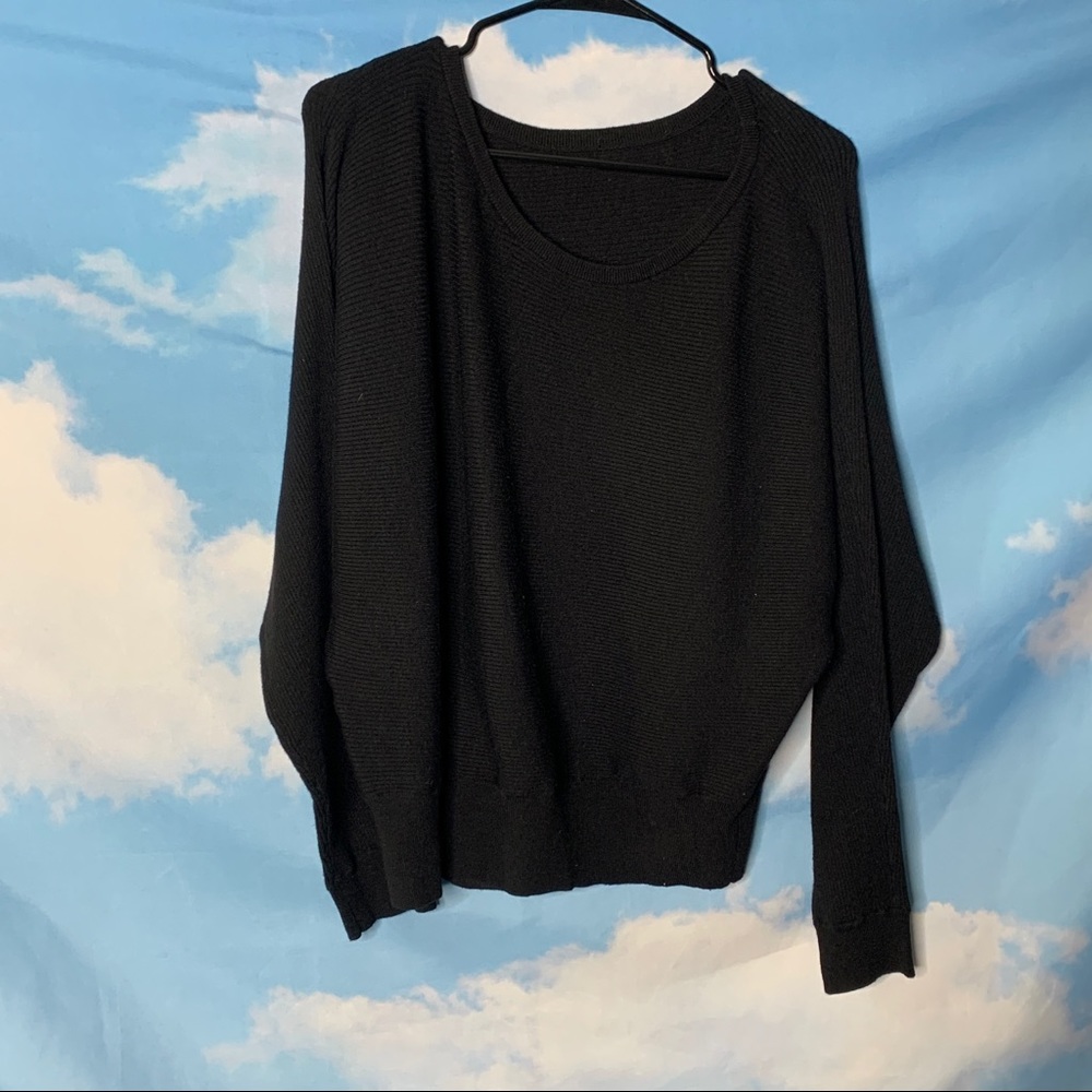 Express- Black Oversized Sweater